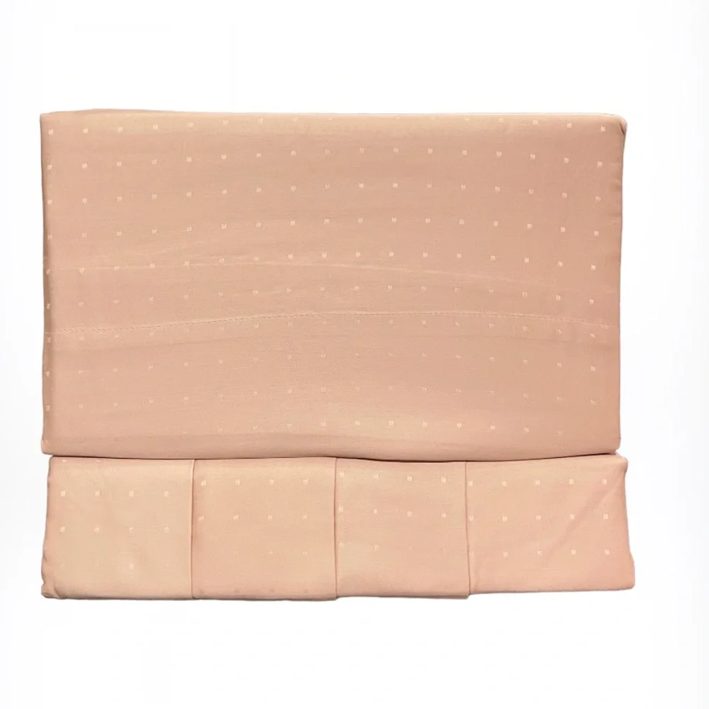 🆕CATHERINE MALANDRINO 1200 TC COTTON RICH SATEEN 6PC SHEET SET QUEEN BLUSH PINK